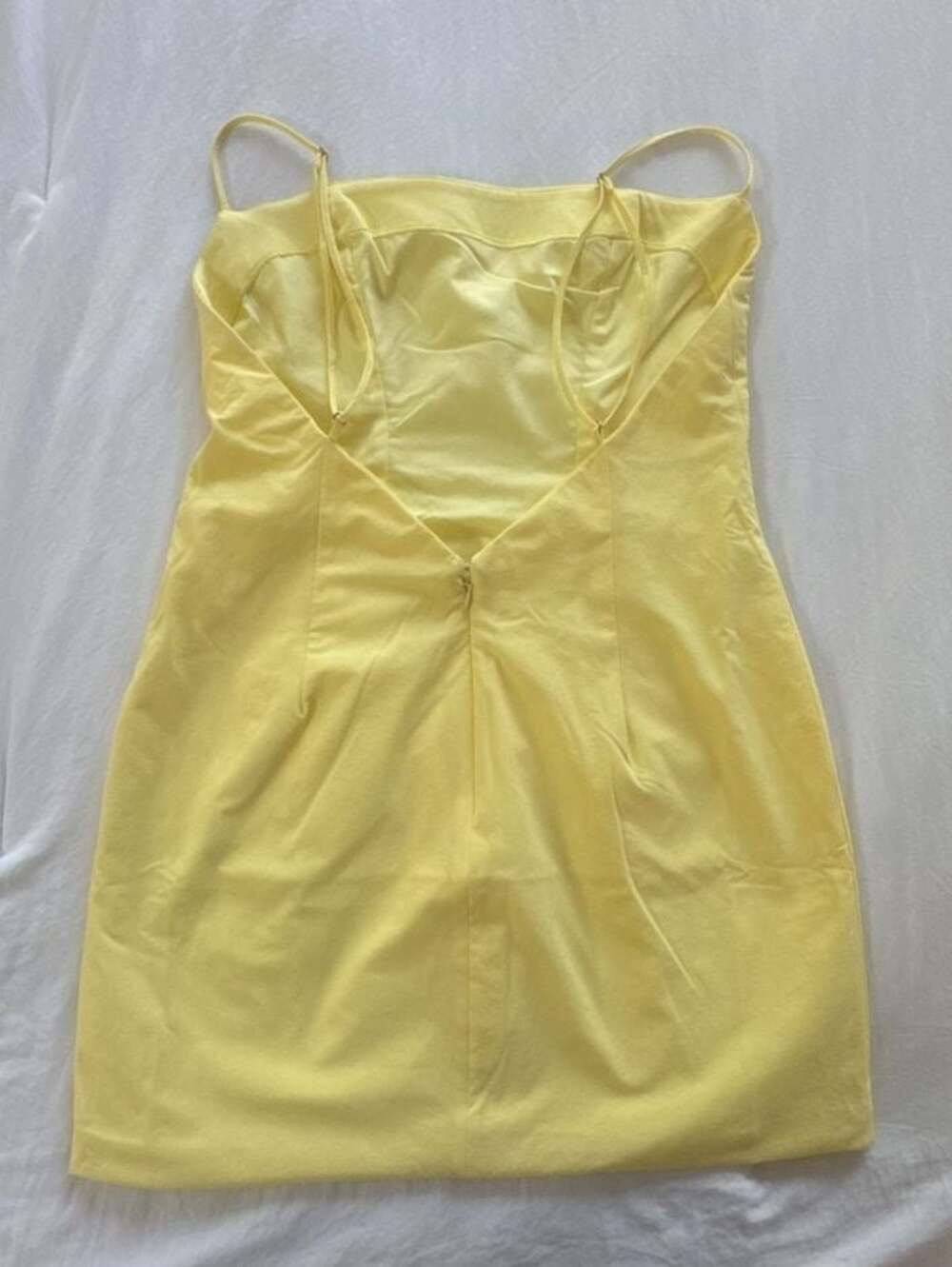Mistress Rocks Yellow Corset Mini Dress - Picture 6 of 8